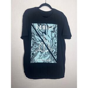 Panic! At The Disco Marbled Symbols Graphic T-Shirt Short Sleeve SEE DESC